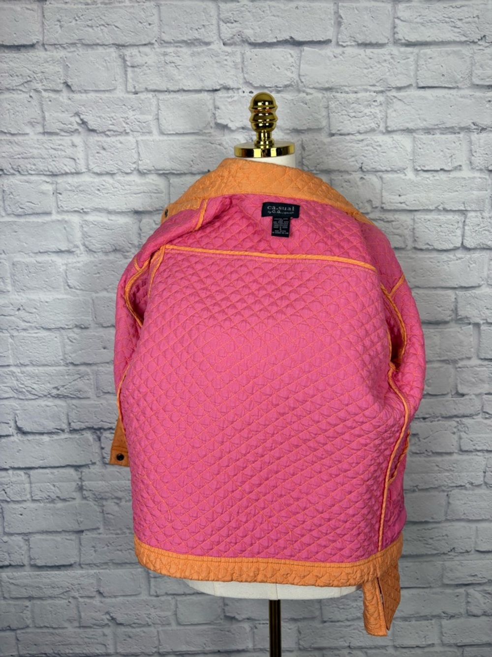 CA.SUAL by C.A. Sport LIGHT WEIGHT QUILTED SILK JACKET Size S - Picture 7 of 8